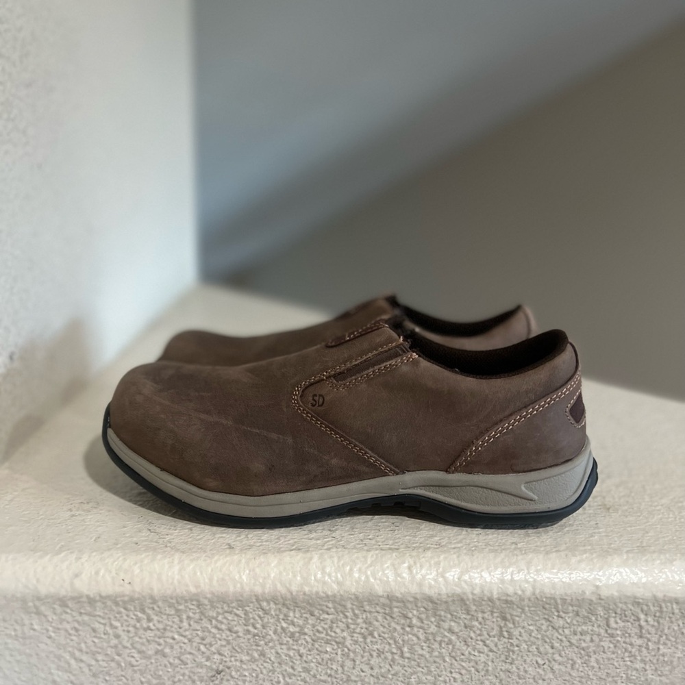 Red Wing ComfortPro Women's Slip-On Safety Shoes Size 8.5 Brown